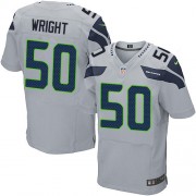 NFL K.J. Wright Seattle Seahawks Elite Alternate Nike Jersey - Grey