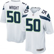 NFL K.J. Wright Seattle Seahawks Game Road Nike Jersey - White