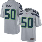 NFL K.J. Wright Seattle Seahawks Limited Alternate Nike Jersey - Grey