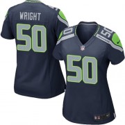 NFL K.J. Wright Seattle Seahawks Women's Game Team Color Home Nike Jersey - Navy Blue