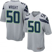 NFL K.J. Wright Seattle Seahawks Youth Elite Alternate Nike Jersey - Grey