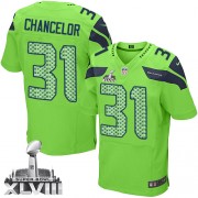 NFL Kam Chancellor Seattle Seahawks Elite Alternate Super Bowl XLVIII Nike Jersey - Green