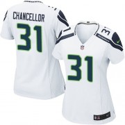 NFL Kam Chancellor Seattle Seahawks Women's Elite Road Nike Jersey - White