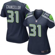 NFL Kam Chancellor Seattle Seahawks Women's Game Team Color Home Nike Jersey - Navy Blue