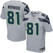 NFL Kevin Norwood Seattle Seahawks Elite Alternate Nike Jersey - Grey