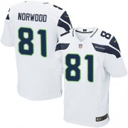 NFL Kevin Norwood Seattle Seahawks Elite Road Nike Jersey - White