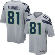 NFL Kevin Norwood Seattle Seahawks Game Alternate Nike Jersey - Grey