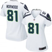 NFL Kevin Norwood Seattle Seahawks Women's Elite Road Nike Jersey - White