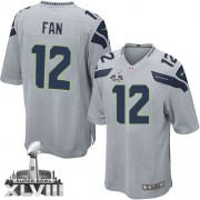 NFL 12th Fan Seattle Seahawks Youth Elite Alternate Super Bowl XLVIII Nike Jersey - Grey