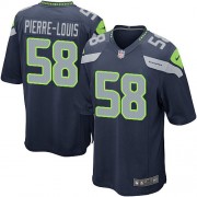 NFL Kevin Pierre-Louis Seattle Seahawks Game Team Color Home Nike Jersey - Navy Blue