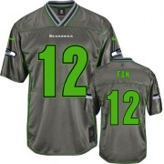 NFL 12th Fan Seattle Seahawks Youth Elite Vapor Nike Jersey - Grey