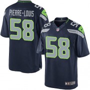 NFL Kevin Pierre-Louis Seattle Seahawks Limited Team Color Home Nike Jersey - Navy Blue