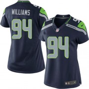 NFL Kevin Williams Seattle Seahawks Women's Limited Team Color Home Nike Jersey - Navy Blue