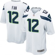 NFL 12th Fan Seattle Seahawks Youth Elite Road Nike Jersey - White