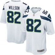 NFL Luke Willson Seattle Seahawks Game Road Nike Jersey - White