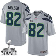 NFL Luke Willson Seattle Seahawks Limited Alternate Super Bowl XLVIII Nike Jersey - Grey