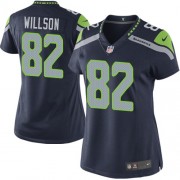 NFL Luke Willson Seattle Seahawks Women's Elite Team Color Home Nike Jersey - Navy Blue