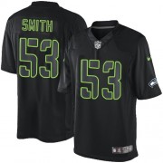 NFL Malcolm Smith Seattle Seahawks Elite Nike Jersey - Black Impact
