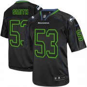 NFL Malcolm Smith Seattle Seahawks Elite Nike Jersey - Lights Out Black