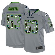 NFL Malcolm Smith Seattle Seahawks Elite New Nike Jersey - Lights Out Grey