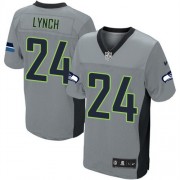 NFL Marshawn Lynch Seattle Seahawks Game Nike Jersey - Grey Shadow