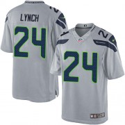 NFL Marshawn Lynch Seattle Seahawks Limited Alternate Nike Jersey - Grey