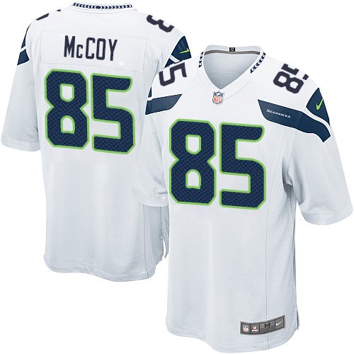 NFL Anthony McCoy Seattle Seahawks Game Road Nike Jersey - White