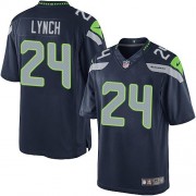 NFL Marshawn Lynch Seattle Seahawks Limited Team Color Home Nike Jersey - Navy Blue