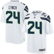 NFL Marshawn Lynch Seattle Seahawks Limited Road Nike Jersey - White