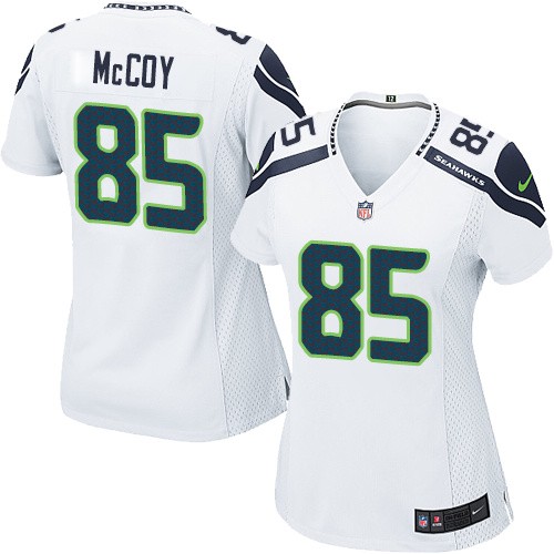 NFL Anthony McCoy Seattle Seahawks Women's Game Road Nike Jersey - White