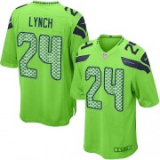 NFL Marshawn Lynch Seattle Seahawks Youth Elite Alternate Nike Jersey - Green