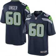 NFL Max Unger Seattle Seahawks Limited Team Color Home Nike Jersey - Navy Blue