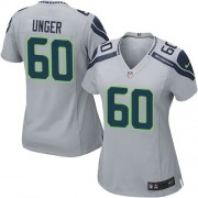 NFL Max Unger Seattle Seahawks Women's Elite Alternate Nike Jersey - Grey