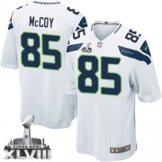 NFL Anthony McCoy Seattle Seahawks Youth Elite Road Super Bowl XLVIII Nike Jersey - White