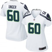 NFL Max Unger Seattle Seahawks Women's Game Road Nike Jersey - White
