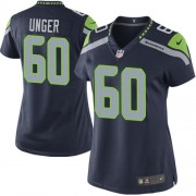 NFL Max Unger Seattle Seahawks Women's Limited Team Color Home Nike Jersey - Navy Blue