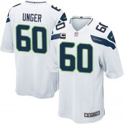 NFL Max Unger Seattle Seahawks Youth Elite Road C Patch Nike Jersey - White