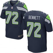 NFL Michael Bennett Seattle Seahawks Elite Team Color Home Nike Jersey - Navy Blue