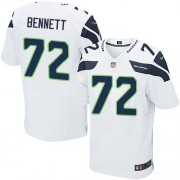 NFL Michael Bennett Seattle Seahawks Elite Road Nike Jersey - White