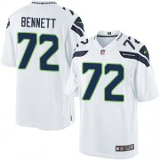 NFL Michael Bennett Seattle Seahawks Limited Road Nike Jersey - White