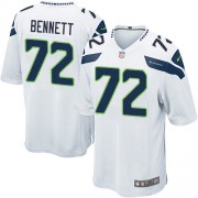 NFL Michael Bennett Seattle Seahawks Youth Elite Road Nike Jersey - White