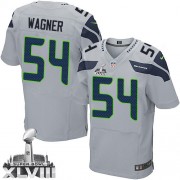 NFL Bobby Wagner Seattle Seahawks Elite Alternate Super Bowl XLVIII Nike Jersey - Grey