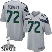 NFL Michael Bennett Seattle Seahawks Youth Limited Alternate Super Bowl XLVIII Nike Jersey - Grey