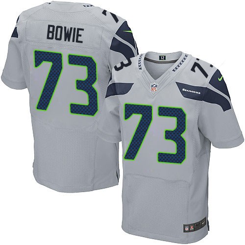 NFL Michael Bowie Seattle Seahawks Elite Alternate Nike Jersey - Grey