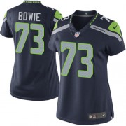 NFL Michael Bowie Seattle Seahawks Women's Elite Team Color Home Nike Jersey - Navy Blue