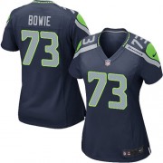 NFL Michael Bowie Seattle Seahawks Women's Game Team Color Home Nike Jersey - Navy Blue