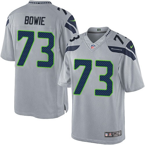 NFL Michael Bowie Seattle Seahawks Youth Elite Alternate Nike Jersey - Grey