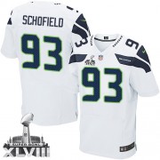 NFL O'Brien Schofield Seattle Seahawks Elite Road Super Bowl XLVIII Nike Jersey - White