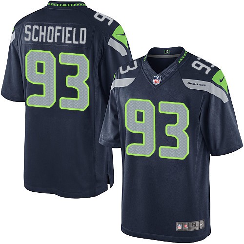 NFL O'Brien Schofield Seattle Seahawks Limited Team Color Home Nike Jersey - Navy Blue