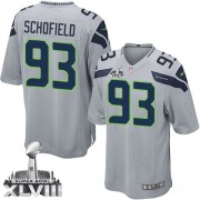 NFL O'Brien Schofield Seattle Seahawks Youth Elite Alternate Super Bowl XLVIII Nike Jersey - Grey